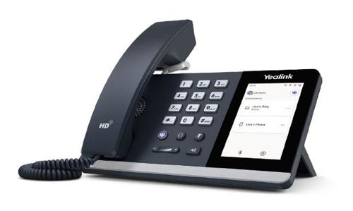 Yealink MP50 VoIP Teams USB (3 ports) telephone, AC only, 4 inch touch colour, HD audio, Bluetooth, optional busylight (SKU #BLT60).