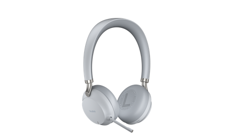 Yealink BH72 Headset - Stereo - USB Type A - Wireless - Bluetooth - 98.4 ft - 20 Hz - 20 kHz - Over-the-head - Binaural - Ear-cup - MEMS Technology Microphone - Light Gray