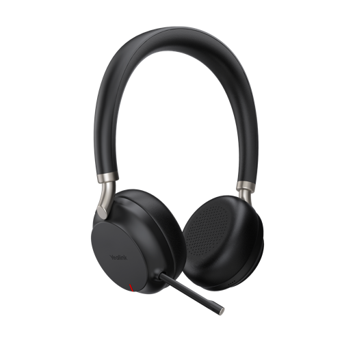 Yealink BH72 Headset - Stereo - USB Type A - Wireless - Bluetooth - 98.4 ft - 20 Hz - 20 kHz - Over-the-head - Binaural - Ear-cup - MEMS Technology Microphone - Black
