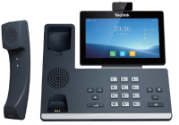 Yealink T58W Pro IP Phone - W/ CAMERA - WRLS HANDSET- Wi-Fi, DECT, Bluetooth - Desktop, Wall Mountable - Classic Gray - VoIP - IEEE 802.11a/b/g/n - 2 x Network (RJ-45) - PoE Ports
