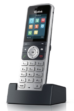 W53H VoIP SIP DECT handset case, black, shock and scratch proof.