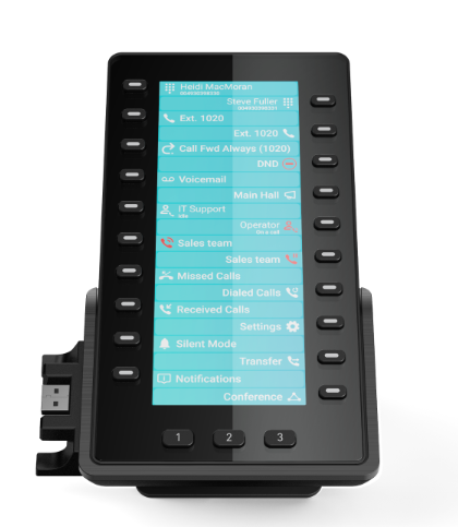 Snom Expansion Module  Color D8C 6.8" (480x1280), 20 (60) self-label PFK, 3x per phone, REQUIRES D8xx with USB